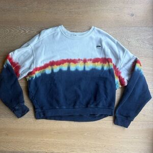 Re/Done Women's Tie Dye Sweatshirt